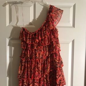 Floral ruffle dress size s